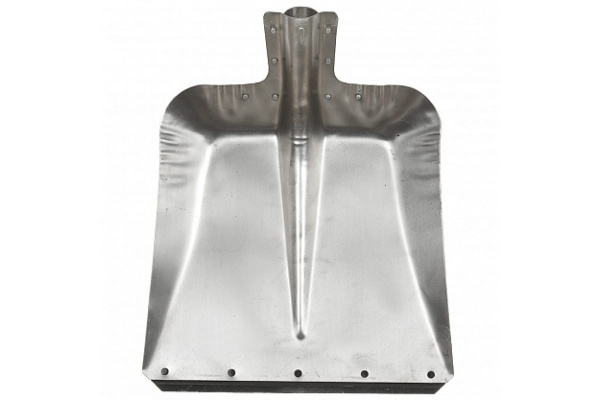 Оцинкованная лопата для снега без черенка 380х380х0,8мм СПЕЦ D-40 КСТ-236062