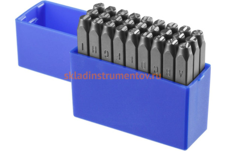 Буквенные клейма (латинские, шрифт 8 мм) ЗУБР 21505-08_z01