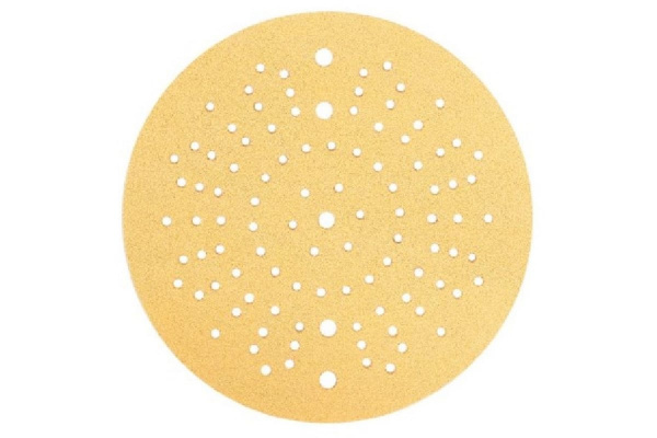 Лист шлифовальный GOLD (150 мм, 121 отверстие,  Р400, 100 шт.) Mirka 236CH09941