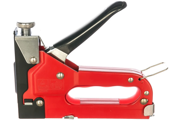 Степлер для широких скоб 3-в-1 ("тип 140" 4-14 мм, "тип 28" 10-12 мм, "тип 300" 10-14 мм, металлический корпус) КУРС 32099