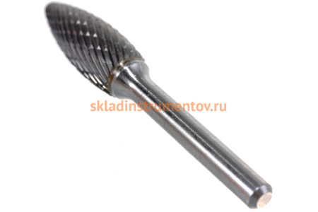 Бор-фреза форма Н язык пламени (12.7x32 мм; хвостовик 6 мм) D.BOR 9F-17127K02D