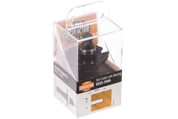 Фреза концевая пазовая с державкой, подшипником и гайкой Сontractor (40x4 мм) CMT K922-340A