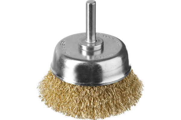 Щетка чашечная (63 мм; витая латунированная стальная проволока 0.3 мм) ЗУБР 3525-063_z02