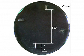 Диск (960 мм) для заглаживающей машины DMD1000 ТСС 073117