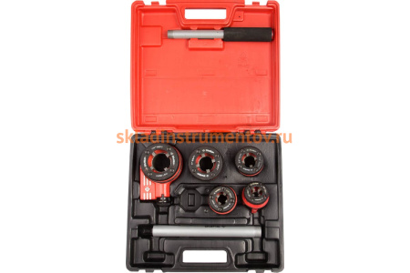 Набор клуппов ЗУБР Профессионал №5 с трещоткой 28270-H5_z01