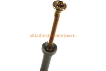 Полипропиленовый дюбель-гвоздь Зубр цилиндрический бортик, 6x80мм, ТФ6, 5 штук 4-301366-06-080