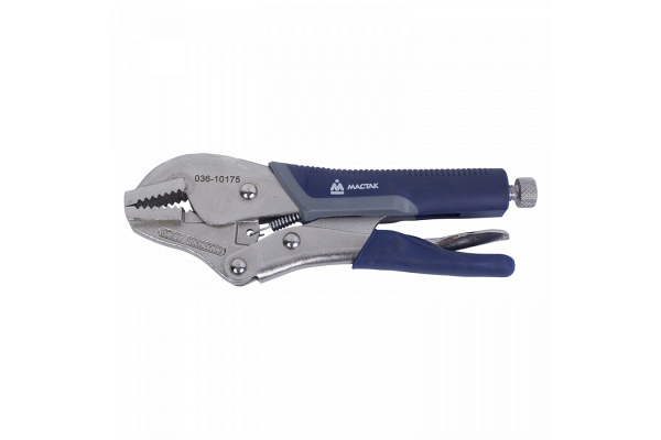 Зажим с фиксатором МАСТАК 175мм, прямые губки 036-10175H