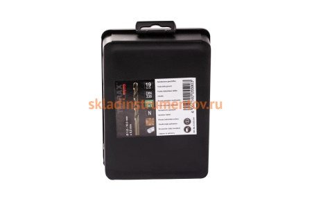 Набор сверл по металлу (19 шт; 1-10 мм; HSSE-Co5) Terrax by RUKO A215214