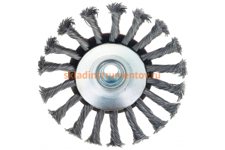 Кордщетка радиальная витая с наклоном (125 мм; М14) для МШУ REDVERG 6623620