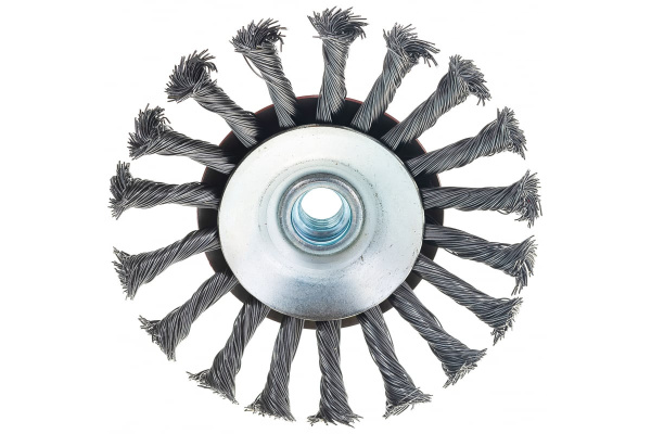 Кордщетка радиальная витая с наклоном (125 мм; М14) для МШУ REDVERG 6623620