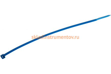 Пластиковые хомуты СИБРТЕХ, 200 х 3,6 мм, синие, 100 шт. 45521