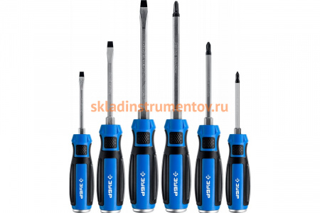 Набор ударных отверток Зубр ПРОФЕССИОНАЛ УДАРНИК 25026