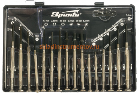 Набор отверток для точной механики 16шт SPARTA 11783