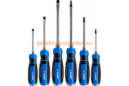 Набор ударных отверток Зубр ПРОФЕССИОНАЛ УДАРНИК 25026