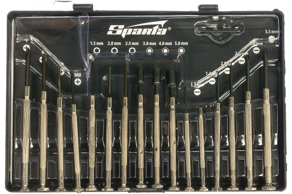 Набор отверток для точной механики 16шт SPARTA 11783