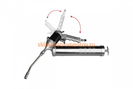 Пневматический шприц с поворотной головкой WIEDERKRAFT WDK-65158