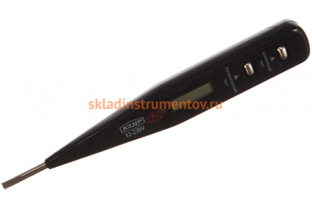 Тестер напряжения Кедр 12-220 В, жк дисплей с неоновой лампой 145-0005 208077