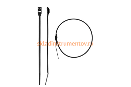 Кабельные стяжки ЗУБР КОБРА черные, нейлоновые 30935-76-280