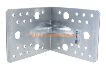 Крепежный угол Зубр МАСТЕР усиленный 90х105х105мм 1шт 310116-90-105