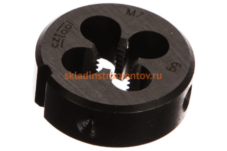 Плашка М 7 шаг 1,0 мм. D25 мм Bucovice Tools 210070