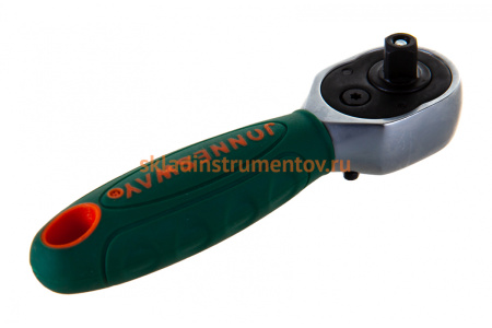 Рукоятка трещоточная укороченная 1/4д.DR, 36 зубцов, 100 мм Jonnesway R2902B