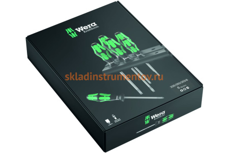 Набор отверток Wera, Kraftform Plus Lasertip с подставкой, 6 предметов, WE-105622