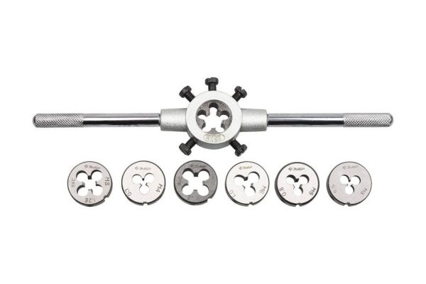 Набор плашек 8 предметов (М3-М12) Зубр 28128-H8