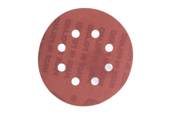 Круг шлифовальный на липучке для обработки дерева (125 мм; Р180; 8 отверстий) KLINGSPOR 270552