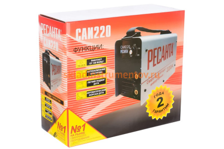 Инверторный сварочный аппарат Ресанта САИ 220 65/3 Инверторный сварочный аппарат Ресанта САИ 220 65/3