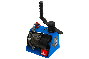 Ручная лебедка с червячным редуктором EURO-LIFT VS-1000 00009338 (г/п 1000 кг, 35м)