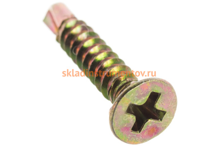 Саморезы со сверлом для оконного профиля 600 шт. (3,9х22 мм; PH2; ТФ1) ЗУБР 4-300231-39-022