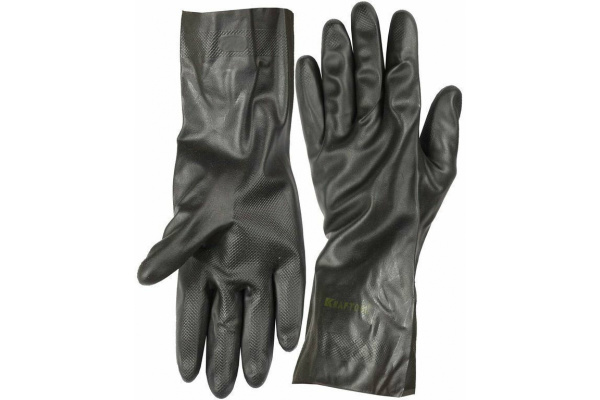 Неопреновые противокислотные индустриальные перчатки Kraftool NEOPREN р. XL 11282-XL_z01