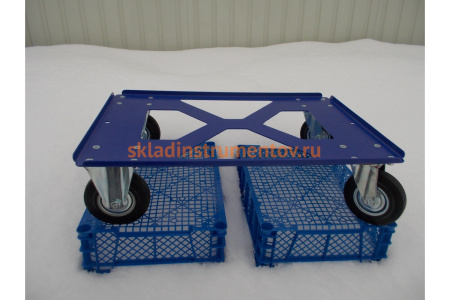 Тележка RUSKLAD "Скейт" (400х600) d125мм Тележка RUSKLAD "Скейт" (400х600) d125мм