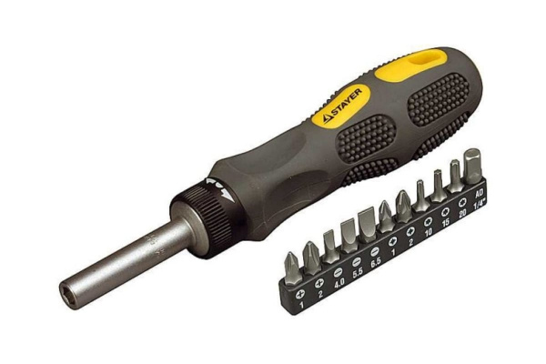 Реверсивная отвертка STAYER MAX-GRIP 2589-H12 G