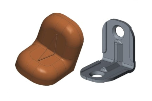 Уголок с заглушкой MFK-TORG 20х20х16х1.2 ясень 11 20 20 11