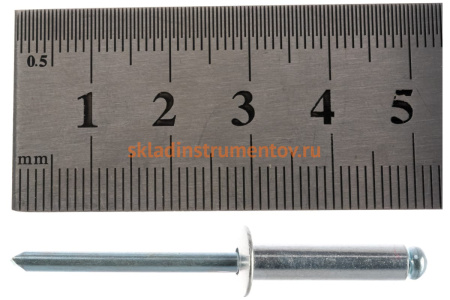 Заклепки Зубр "ЭКСПЕРТ" алюминиевые 4,8x20 мм, 10 шт 31300-48-20