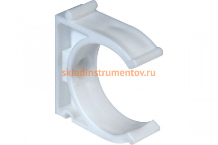 Крепление для трубы Энкор белое 350/3500 ф20 мм 45520