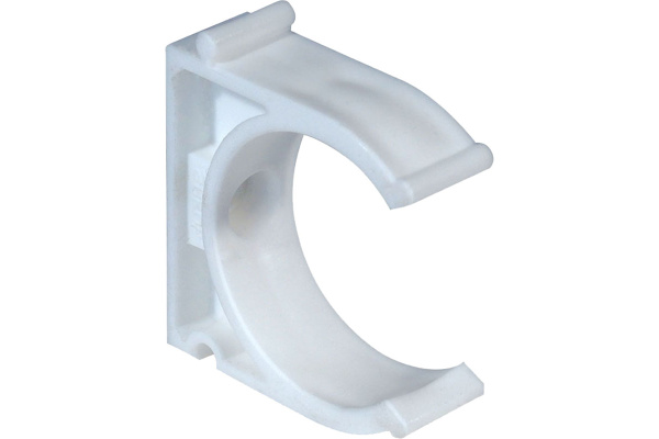 Крепление для трубы Энкор белое 350/3500 ф20 мм 45520