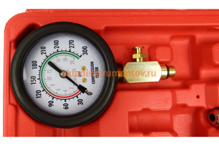 Компрессометр 0-300PSI, 14мм и 18мм, AE&T TA-G1097