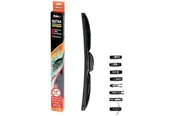 Гибридная щетка стеклоочистителя 360 мм (14дюймов) 8 адаптеров Airline AWB-H-360 Гибридная щетка стеклоочистителя 360 мм (14дюймов) 8 адаптеров Airline AWB-H-360