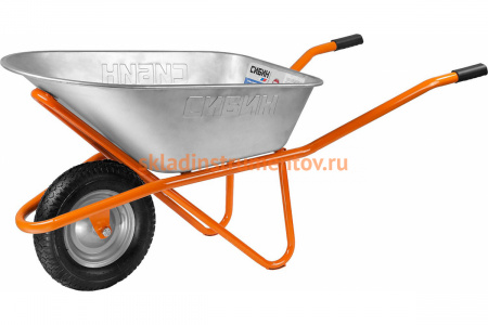 Строительная тачка СИБИН СТ-12 180 кг, одноколесная 39904_z01