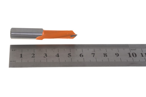 Сверло HW (8x27x57.5 мм; Z 2+2; S 10x27 мм; LH) для присадочного станка CMT 310.080.12