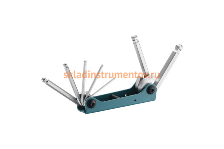 Набор шестигранников в ручке 7 предметов c шаром FORCE 5072BF