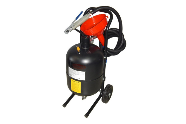 Пескоструйный аппарат, передвижной, напорного типа бак 19л, 170-566л/мин, 4-8,5атм ROCKFORCE RF-SB5