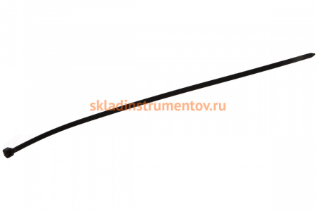 Пластиковые хомуты СИБРТЕХ, 300 * 4,8 мм, черные, 100 шт 45565