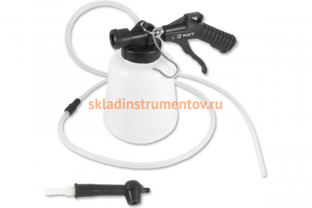 Емкость для вакуумной замены тормозной жидкости и откачивания жидкостей 1л AIST 00-00009168