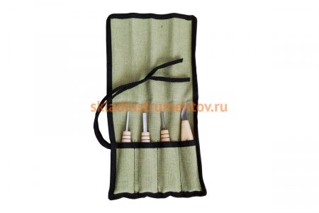 Резчицкий набор N8, 1 нож + 3 штихеля ПЕТРОГРАДЪ М00016093