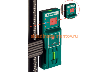 Детектор для линейного нивелира KRAFTOOL LR 70 34607