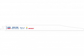 Полотно по древесине 3055/300 (3 шт; 300х22х1.57 мм; 280 мм; 6 TPI) WILPU 1573000003