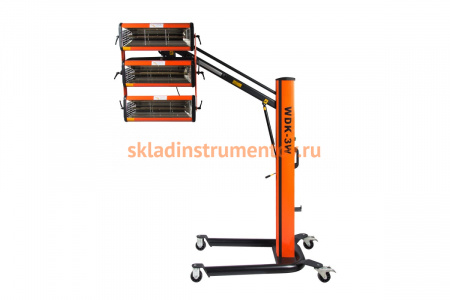 Трехкассетная сушка мобильная ИК WIEDERKRAFT WDK-3W
